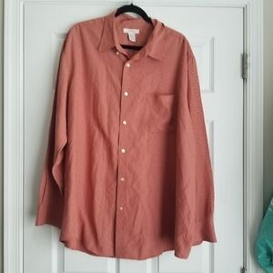 Merona Men's Checkered Button Down Long Sleeve Shirt